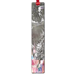 Wing On Abstract Delta Large Book Marks by kaleidomarblingart