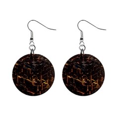 Cube Forma Glow 3d Volume Mini Button Earrings by Bedest