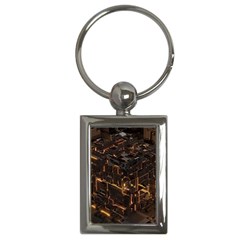 Cube Forma Glow 3d Volume Key Chain (rectangle) by Bedest