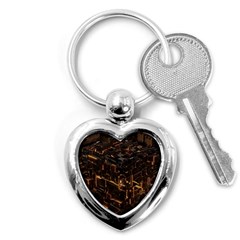 Cube Forma Glow 3d Volume Key Chain (heart) by Bedest