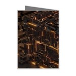 Cube Forma Glow 3d Volume Mini Greeting Card Right