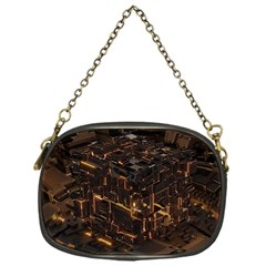 Cube Forma Glow 3d Volume Chain Purse (one Side) by Bedest