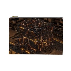 Cube Forma Glow 3d Volume Cosmetic Bag (large) by Bedest