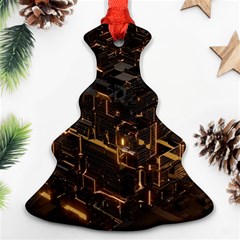 Cube Forma Glow 3d Volume Ornament (christmas Tree)  by Bedest