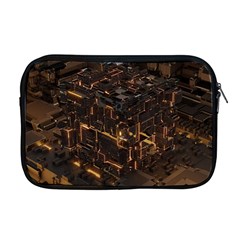 Cube Forma Glow 3d Volume Apple Macbook Pro 17  Zipper Case by Bedest