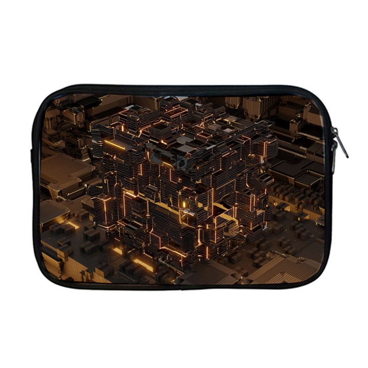 Cube Forma Glow 3d Volume Apple MacBook Pro 17  Zipper Case