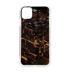 Cube Forma Glow 3d Volume Iphone 11 Tpu Uv Print Case by Bedest