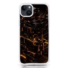 Cube Forma Glow 3d Volume Iphone 14 Plus Tpu Uv Print Case by Bedest