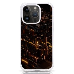 Cube Forma Glow 3d Volume Iphone 14 Pro Tpu Uv Print Case by Bedest