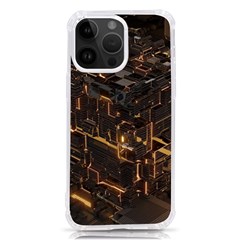 Cube Forma Glow 3d Volume Iphone 14 Pro Max Tpu Uv Print Case by Bedest