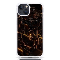 Cube Forma Glow 3d Volume Iphone 13 Tpu Uv Print Case by Bedest