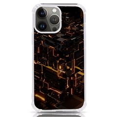 Cube Forma Glow 3d Volume Iphone 13 Pro Max Tpu Uv Print Case by Bedest