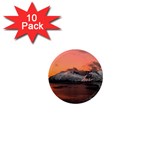 Surreal Mountain Landscape Lake 1  Mini Magnet (10 pack)  Front