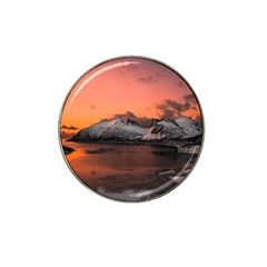 Surreal Mountain Landscape Lake Hat Clip Ball Marker (4 Pack) by Bedest