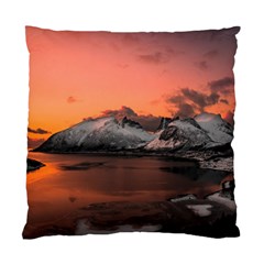 Surreal Mountain Landscape Lake Standard Cushion Case (one Side) by Bedest