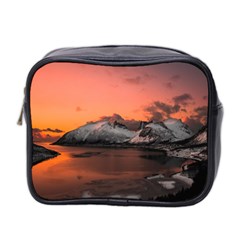 Surreal Mountain Landscape Lake Mini Toiletries Bag (two Sides) by Bedest