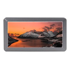 Surreal Mountain Landscape Lake Memory Card Reader (mini) by Bedest