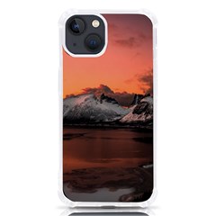 Surreal Mountain Landscape Lake Iphone 13 Tpu Uv Print Case by Bedest