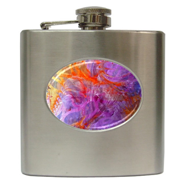 Flowing petals Hip Flask (6 oz)