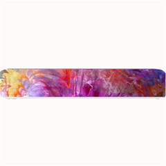 Flowing Petals Small Bar Mat by kaleidomarblingart