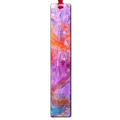 Flowing Petals Large Book Marks by kaleidomarblingart