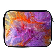 Flowing Petals Apple Ipad 2/3/4 Zipper Cases by kaleidomarblingart