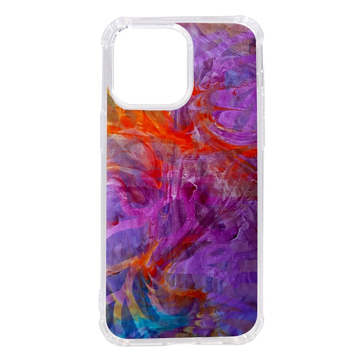 Flowing petals iPhone 14 Pro Max TPU UV Print Case