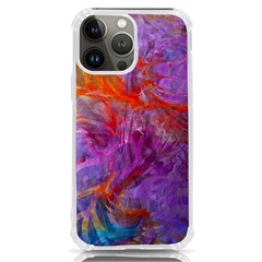 Flowing Petals Iphone 13 Pro Max Tpu Uv Print Case by kaleidomarblingart