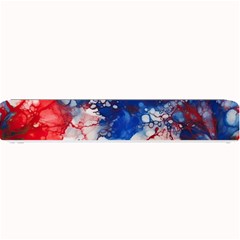 Red White And Blue Alcohol Ink American Patriotic  Flag Colors Alcohol Ink Small Bar Mat by PodArtist