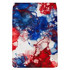 Red White And Blue Alcohol Ink American Patriotic  Flag Colors Alcohol Ink Removable Flap Cover (s) by PodArtist