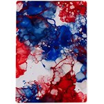 Red White and Blue Alcohol Ink American Patriotic  Flag Colors Alcohol Ink A4 Acrylic Clipboard Back