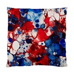 Red White and Blue Alcohol Ink France Patriotic Flag Colors Alcohol Ink  Standard Cushion Case (One Side) Front