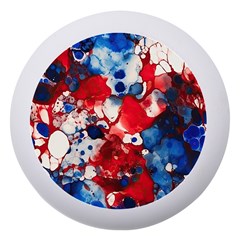 Red White And Blue Alcohol Ink France Patriotic Flag Colors Alcohol Ink  Dento Box With Mirror