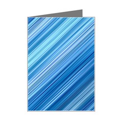 Ambience In Blue Mini Greeting Card