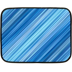 Ambience In Blue Fleece Blanket (mini)