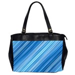 Ambience in Blue Oversize Office Handbag (2 Sides) Front