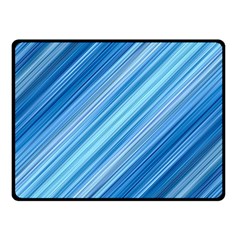 Ambience In Blue Fleece Blanket (small)