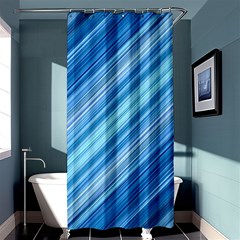 Ambience In Blue Shower Curtain 36  X 72  (stall) 