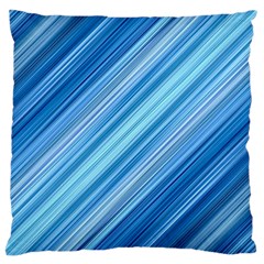 Ambience In Blue Large Cushion Case (two Sides) by bruzer