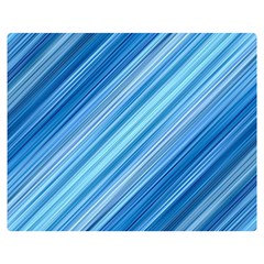 Ambience In Blue Two Sides Premium Plush Fleece Blanket (medium) by bruzer