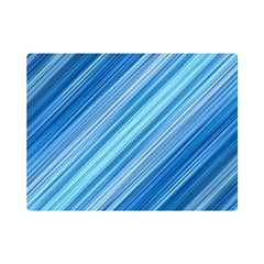 Ambience In Blue Premium Plush Fleece Blanket (mini) by bruzer