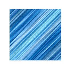 Ambience In Blue Square Satin Scarf (30  X 30 )