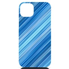 Ambience In Blue Iphone 14 Plus Black Uv Print Case by bruzer