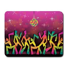 Dancing Colorful Disco Small Mousepad by Bajindul