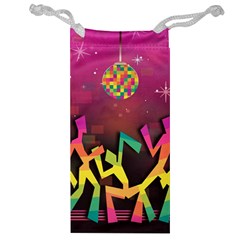 Dancing Colorful Disco Jewelry Bag by Bajindul