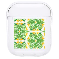 Green Pattern Retro Wallpaper Hard Pc Airpods 1/2 Case by Bajindul