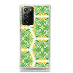 Green Pattern Retro Wallpaper Samsung Galaxy Note 20 Ultra TPU UV Case Front