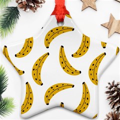 Banana Fruit Yellow Summer Ornament (star)