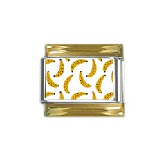 Banana Fruit Yellow Summer Gold Trim Italian Charm (9mm) by Mariart