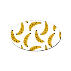 Banana Fruit Yellow Summer Sticker Oval (100 Pack) by Mariart